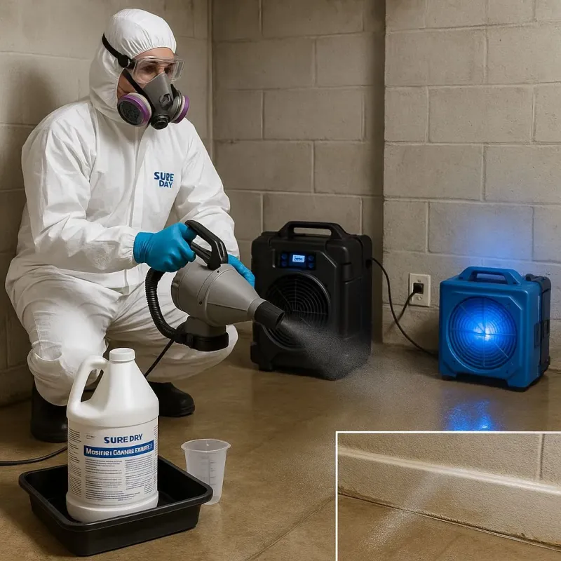 Sanitization and Odor Removal process in Holbrook, NY