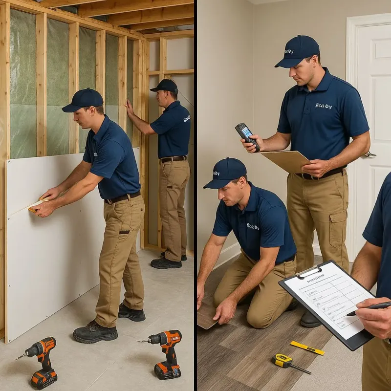 Repairs and Reconstruction process in Holbrook, NY
